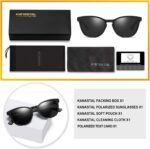 Óculos de Sol KANASTAL Feminino Polarizado UV400: estilo vintage, proteção e conforto para viagem, pesca e praia - Imagem 6