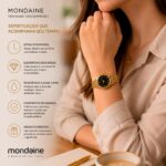 Relógio Mondaine Dourado Feminino 32425LPMVDE1: elegância e estilo para compor looks com sofisticação. - Imagem 3
