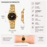 Relógio Mondaine Dourado Feminino 32425LPMVDE1: elegância e estilo para compor looks com sofisticação. - Imagem 7
