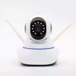 Câmera Ip 3 Antenas Wifi Wireless 3ª Geração com visão noturna e controle via app para vigilância 24h. - Imagem 3