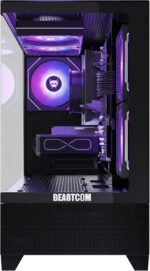 BEASTCOM Q5 Pro: PC gamer potente com Ryzen 7, RTX 5060, 32GB RAM e SSD 1TB para jogos e multitarefa. - Imagem 3