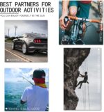 KUGUAOK óculos de sol esportivos polarizados: proteção UV e conforto para dirigir, ciclismo e pesca. - Imagem 6