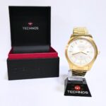 Relógio Technos Masculino Steel Dourado: design analógico elegante, resistente e ideal para compor um visual sofisticado. - Imagem 6