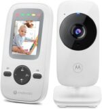 Babá eletrônica Motorola VM481 com vídeo, visão noturna e conversa bidirecional para monitorar seu bebê com segurança. - Imagem 7
