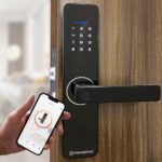 Fechadura Inteligente Primebras Rio WiFi com biometria, senha, tag e app para mais segurança e praticidade. - Imagem 4