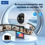 KV-727 Full HD: segurança e comunicação em tempo real com tela LCD, Wi-Fi e visão noturna. - Imagem 7