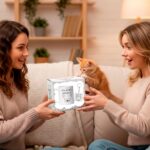 Caneca Mãe de Gato 325ml com caixinha e chaveiro: presente criativo, personalizado e premium para quem ama gatos. - Imagem 6