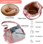 Bolsa KAMEILONG de veludo cotelê feminina: estilo Y2K, espaçosa e prática para o dia a dia. - Imagem 4