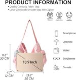 Bolsa KAMEILONG de veludo cotelê feminina: estilo Y2K, espaçosa e prática para o dia a dia. - Imagem 6