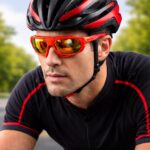 Óculos Esportivo DUPIN com proteção UV, leve, aerodinâmico e confortável para ciclismo, corrida e atividades ao ar livre - Imagem 4