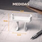 Suporte para Babá Eletrônica VB603: fixação segura, encaixe 7cm e compatibilidade com modelos similares. - Imagem 5