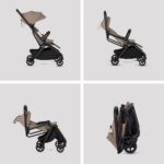 Carrinho de bebê Nia Champagne Silver Cross: compacto, leve e aprovado para cabine, ideal para viagens com conforto e praticidade. - Imagem 7