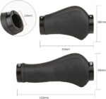 Punhos ergonômicos bloqueáveis para bicicleta elétrica e MTB com aderência confortável e alta segurança - Imagem 3