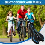 MSDADA Selim de gel para bike: conforto extra macio, impermeável e ergonômico para MTB, homens e mulheres - Imagem 5