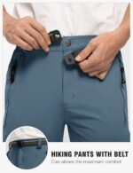 Calça masculina TBMPOY impermeável com forro de lã: proteção térmica ideal para esqui, neve, camping e pesca no gelo. - Imagem 4