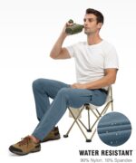 Calça masculina TBMPOY impermeável com forro de lã: proteção térmica ideal para esqui, neve, camping e pesca no gelo. - Imagem 6