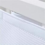 Tela para Berço Respirável Branco 1,60m x 30cm: proteção anti-sufocante, fácil de instalar e lavar para mais segurança no sono do bebê - Imagem 3