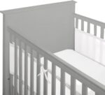 Tela para Berço Respirável Branco 1,60m x 30cm: proteção anti-sufocante, fácil de instalar e lavar para mais segurança no sono do bebê - Imagem 7