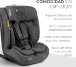 KikkaBoo i-FLIT: cadeira i-Size com ISOFIX, Top Tether e 12 posições para mais segurança e conforto. - Imagem 8