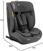 KikkaBoo i-FLIT: cadeira i-Size com ISOFIX, Top Tether e 12 posições para mais segurança e conforto. - Imagem 10