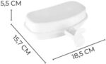Omeleteira Microondas Dupla Plasutil BPA Free: pratique, rápida e ideal para preparar omeletes e ovos pochê no micro-ondas. - Imagem 4