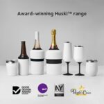 Huski Copo de Vinho 2.0: isolamento triplo, tampa e haste destacável. Mantém a bebida na temperatura ideal. - Imagem 7