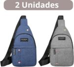 Mini Mochila Tiracolo Impermeável Unissex com Saída para Fone, leve e prática para academia e dia a dia - Imagem 4