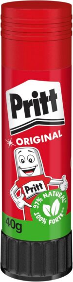 Cola em Bastão Pritt 40g: segura, lavável e ideal para escola, escritório e artesanato infantil - Imagem 3