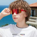 Óculos de sol esportivo Sekkaf infantil com proteção e conforto para baseball, softball e ciclismo de 6 a 12 anos - Imagem 3