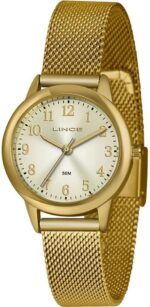 Relógio Lince Feminino Dourado: elegância casual e estilo para o dia a dia. - Imagem 4