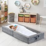 Berço Portátil Umoving para Viagem: dobrável, seguro, com capa lavável e ideal para bebês e crianças pequenas - Imagem 5