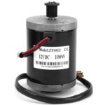 Motor escovado 12V 100W com correia 384mm para scooter elétrica, alta velocidade e potência estável, ideal para veículos de baixa potência - Imagem 4