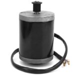 Motor escovado 12V 100W com correia 384mm para scooter elétrica, alta velocidade e potência estável, ideal para veículos de baixa potência - Imagem 8