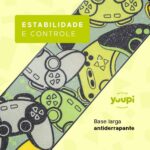 Patinete Juvenil Dobrável Com Descanso Verde Yuupi: mais segurança, conforto e praticidade para crianças de 3 a 12 anos. - Imagem 7
