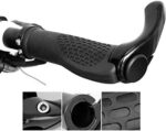 Manoplas de bicicleta Garneck antiderrapantes em borracha macia, conforto e controle para MTB e estrada preta - Imagem 3