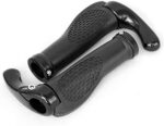 Manoplas de bicicleta Garneck antiderrapantes em borracha macia, conforto e controle para MTB e estrada preta - Imagem 5