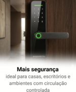 Fechadura Inteligente Shine WiFi: biometria, senha, TAG e app para mais segurança e praticidade. - Imagem 4