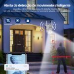 Câmera de Vigilância WiFi 6MP com dupla lente e visão noturna em cores para segurança residencial completa - Imagem 4