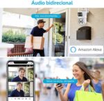 Câmera de Vigilância WiFi 6MP com dupla lente e visão noturna em cores para segurança residencial completa - Imagem 5