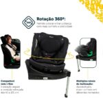 Cadeirinha Safety 1st Orbital 360 i-Size com Isofix: segurança, giro 360º e conforto do nascimento aos 12 anos. - Imagem 5