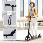 LaScoota Patinete ajustável, leve e dobrável com rodas grandes de 20 cm e capacidade de até 99,8 kg para crianças, adolescentes e adultos. - Imagem 8