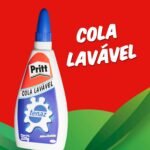 Cola branca Pritt Tenaz 225g: forte, atóxica e transparente, ideal para escola, casa e escritório. - Imagem 3