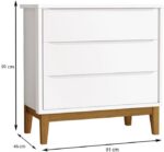 Berço Americano e Cômoda New Classic Reller: segurança, organização e conforto para o quarto do bebê. - Imagem 4