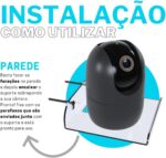Suporte Tipo Prateleira para Câmera Wi-Fi e Babá Eletrônica Taktark Intelbras: fixação segura, instalação fácil e design discreto. - Imagem 4