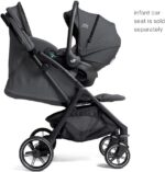 Carrinho de Bebê Joie Parcel LX Chumbo Ebony: leve, compacto e seguro para passeios e viagens com conforto total. - Imagem 5