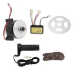 Sanpyl Kit Motor Elétrico 12V 250W: alta velocidade, torque forte e kit completo para bicicleta, scooter, moto e kart - Imagem 5
