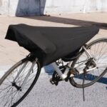 Capa Protetora para Bicicleta Preto: proteção solar, antipoeira e fácil de usar para guidão e assento, ideal para bikes dobráveis e elétricas. - Imagem 3