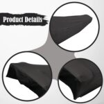 Capa Protetora para Bicicleta Preto: proteção solar, antipoeira e fácil de usar para guidão e assento, ideal para bikes dobráveis e elétricas. - Imagem 4