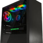 PC Gamer AURA by BluePC com Ryzen 7 5700X e RTX 5070 12GB para alto desempenho em jogos competitivos.