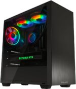 PC Gamer AURA by BluePC com Ryzen 7 5700X e RTX 5070 12GB para alto desempenho em jogos competitivos.